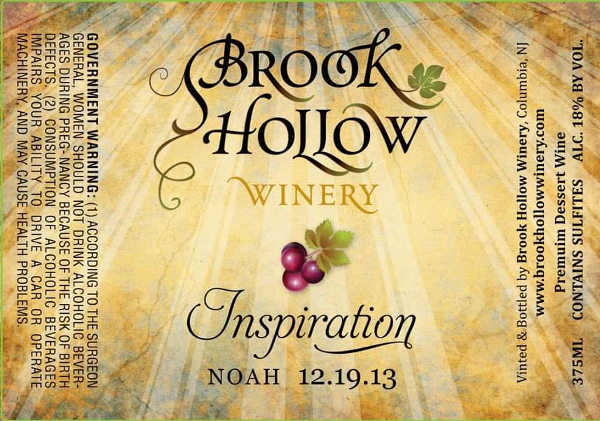 Noah Premium Dessert Wine Brook Hollow Winery and Event Facility