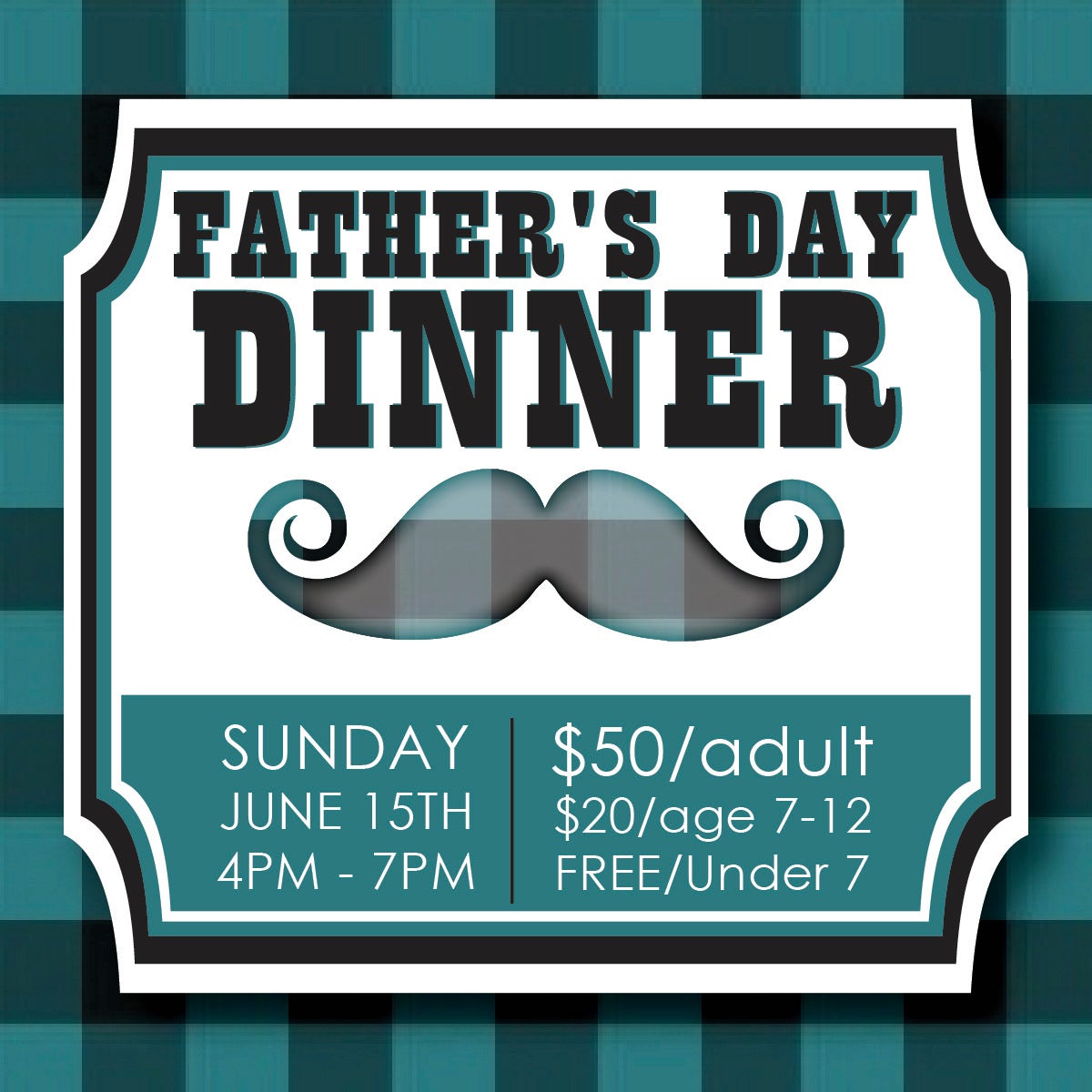 Annual Father's Day Dinner (June 15th, 2025) Brook Hollow Winery and